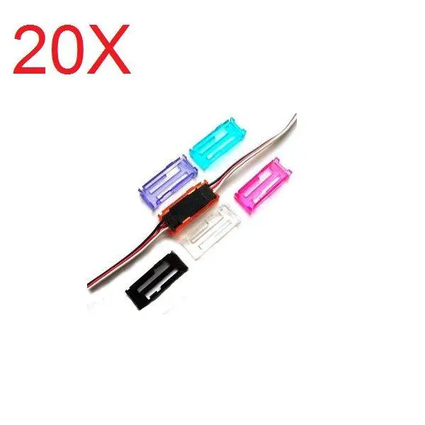 20X Servo Extension Cable Buckle Cable Clip Fastenner Jointer 1