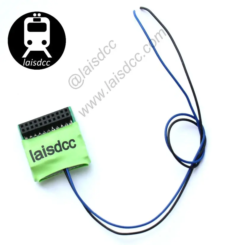 21Pin 21Mtc Dcc Loco Decoder With 6 Function For Ho & N Scale Model Train 870019 With Stayin Alive Wires/Laisdcc/Kungfu Series 1