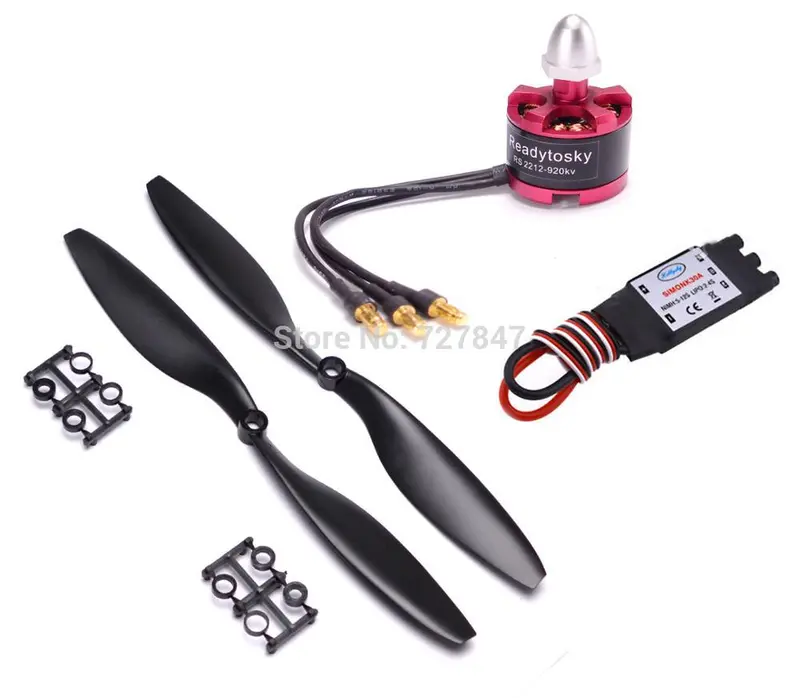 2212 920Kv Brushless Motor Cw / Ccw + 30A Simonk Brushless Esc + 1045 Propeller For F450 F550 S550 F550 Quadcopter Frame 1