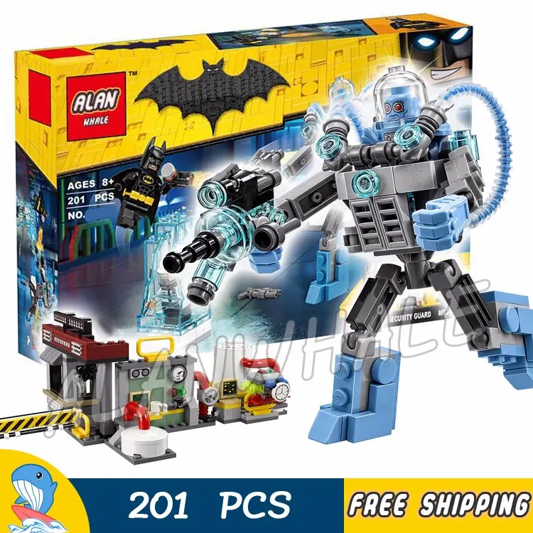 222Pcs Super Heroes Batman Movie Mr. Freeze Ice Attack 10628 Diy Figure Building Blocks Assemble Toys Compatible With Legoing 1