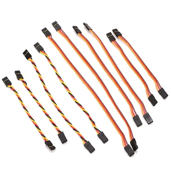 22Awg 60Core 30Cm Male To Male Jr Plug Servo Extension Wire Cable 1