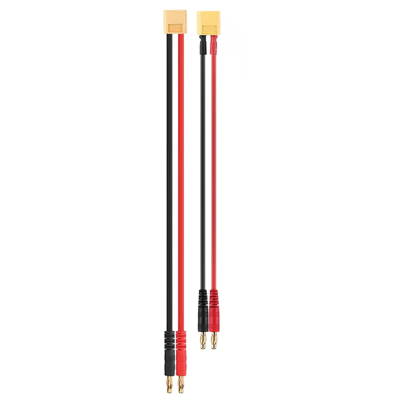22Cm 12/14Awg Xt60 Male Female Plug To 4.0Mm Banana Plug  Silicone Cable For B6ac Charger 1