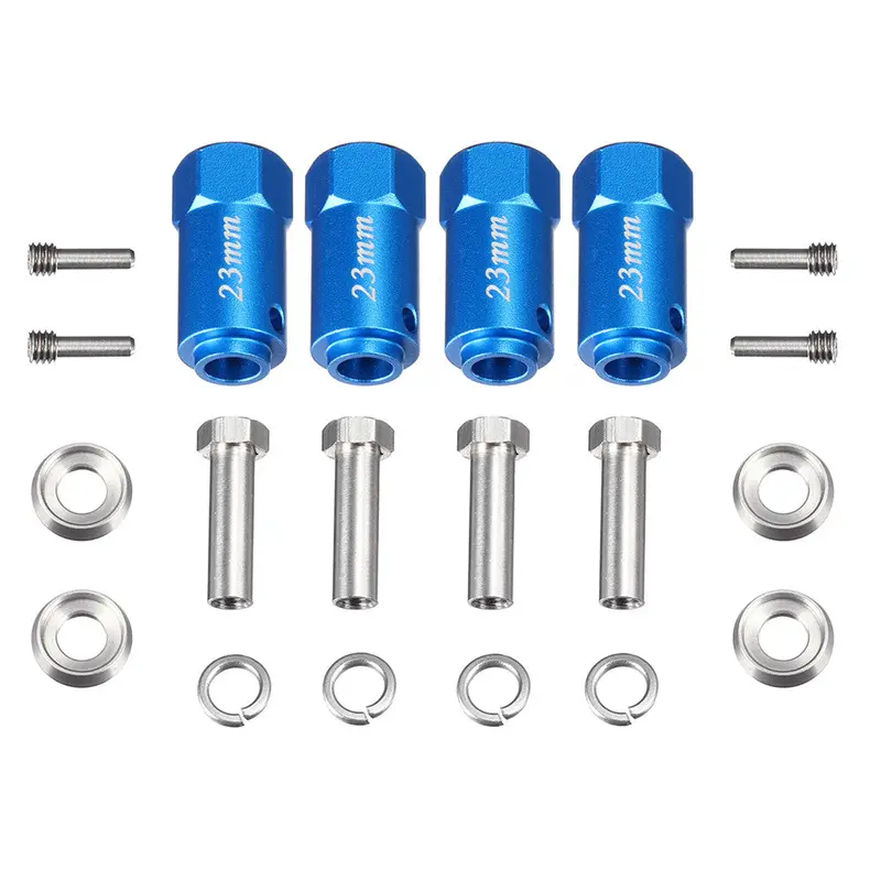 23Mm Stainless Steel Widen Adapter Set For Traxxas Trx-4 Crawler Rc Car Wheels Parts 1