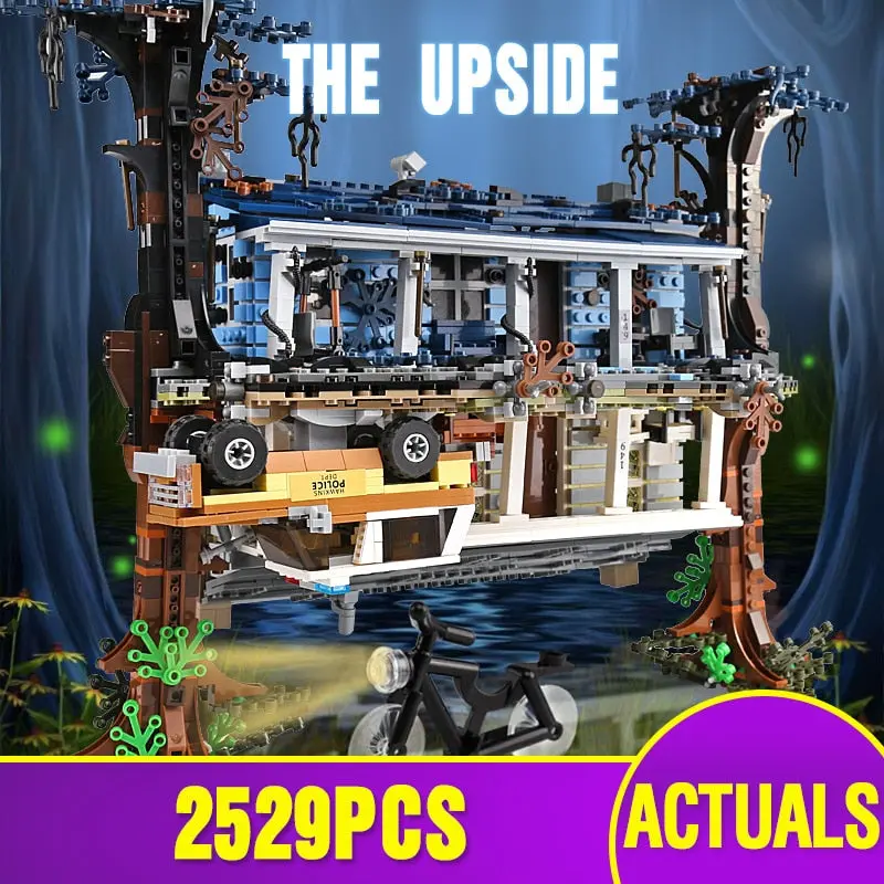 25010 Creative Toys Compatible With Legoing 75810 The Upside Down Building Blocks Bricks Kids Christmas Gifts Assembly Toys Kits 1
