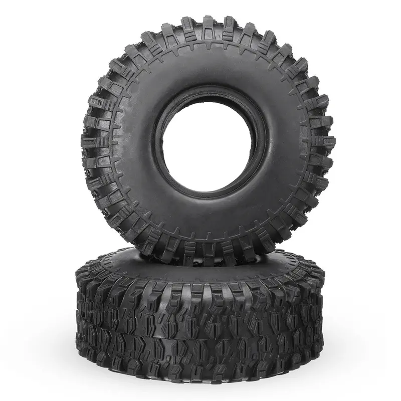 2Pcs 1.9 Inch 120Mm Diameter Crawler Rc Car Tires Tyre For 1/10 Trx-4 Scx10 90046 D90 1