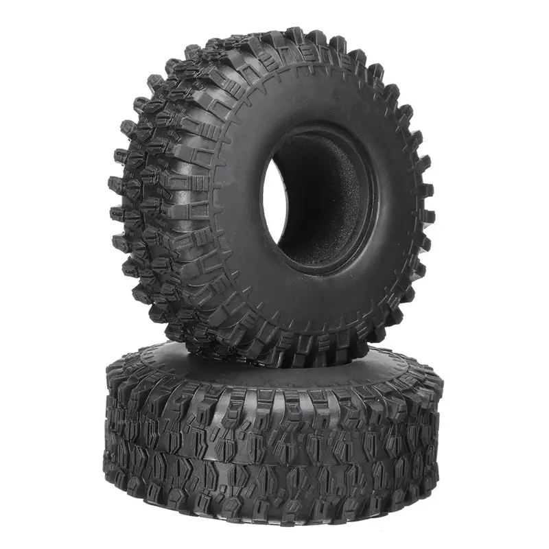 2Pcs 1.9 Inch 120Mm Diameter Crawler Rc Car Tires Tyre For 1/10 Trx-4 Scx10 90046 D90 2