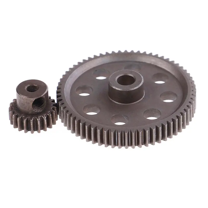 2Pcs (21T+64T) 11184 & 11181 Differential Metal Main Gear 64T Motor Gear 21T 1