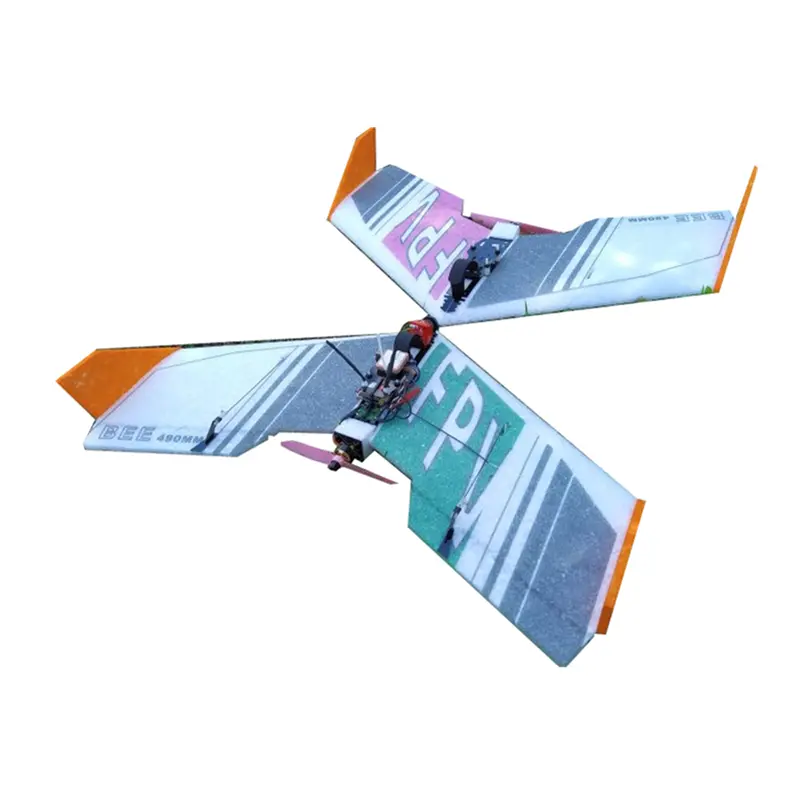 2Pcs Bee 490Mm Wingspan Epp Fpv Rc Airplane Fixed Wing Kit For New Flyer Beginner Trainer 1
