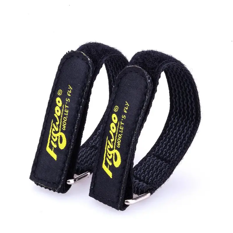 2Pcs Flywoo 20X250mm Battery Strap W/ Woven Rubber Grip & Metal Buckle For Rc Drone Fpv Racing 1