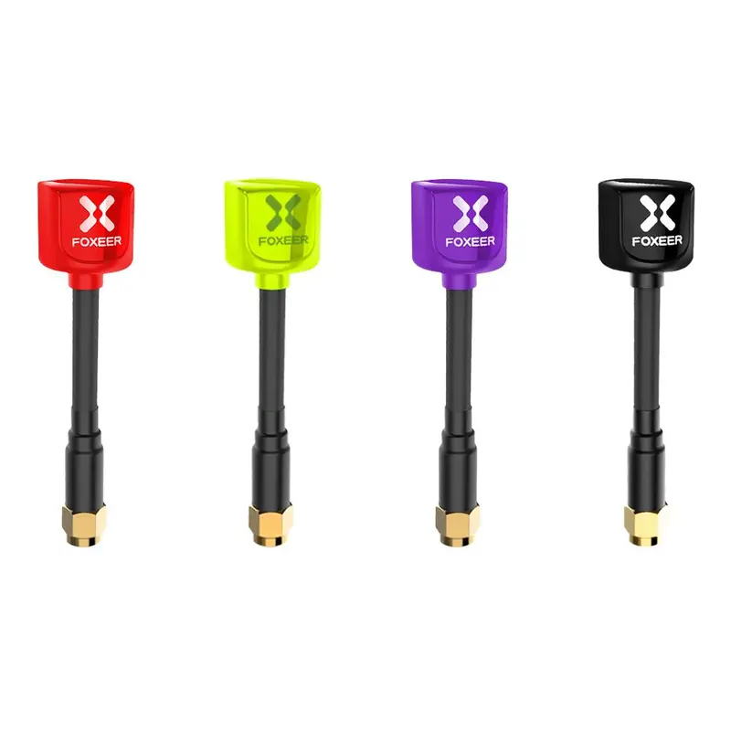 2Pcs Foxeer 5.8G Lollipop 3 2.5Dbi Omni Fpv Antenna Rhcp Sma/Rp-Sma For Rc Drone Airplane 1