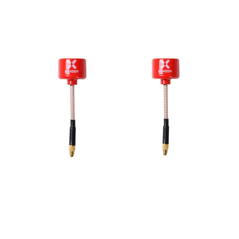 2Pcs Foxeer 5.8G Lollipop 3 2.5Dbi Omni Fpv Antenna Rhcp Straightmmcx / Anglemmcx For Rc Drone 1
