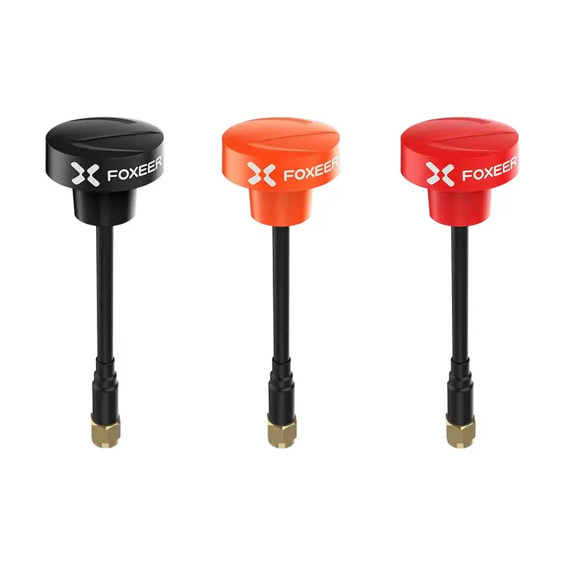 2Pcs Foxeer Pagoda Pro 5.8Ghz 2Dbi Rhcp Fpv Antenna 86Mm Sma/Rp-Sma Black/Red/Orange For Fpv Rc Racing Drone Models 1