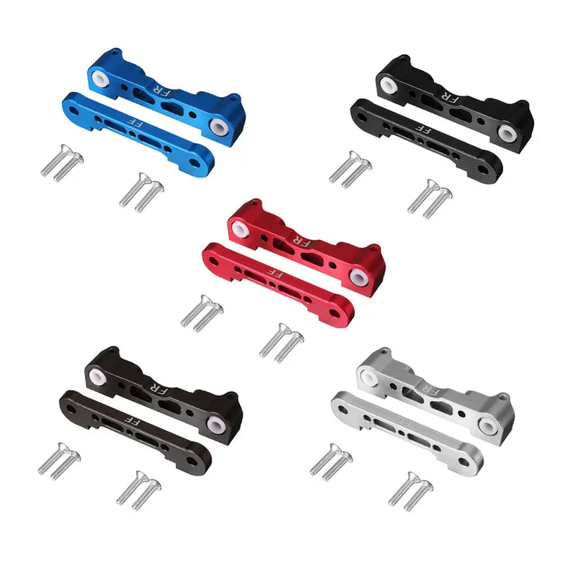 2Pcs Front Lower Suspension Mount Set For Arrma 1/8 Kraton / Typhon / Talion / Senton Rc Car Parts 1