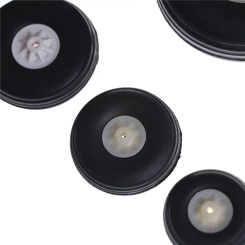 2Pcs/Lot Tail Wheel Rubber Pu Plastic Hub 1" - 3.5" Inch For Rc Airplane Replacement Parts Wholesale 4