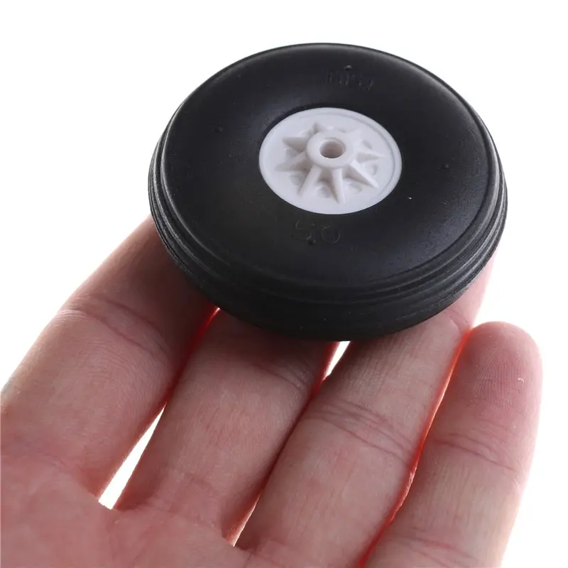 2Pcs/Lot Tail Wheel Rubber Pu Plastic Hub 1" - 3.5" Inch For Rc Airplane Replacement Parts Wholesale 6