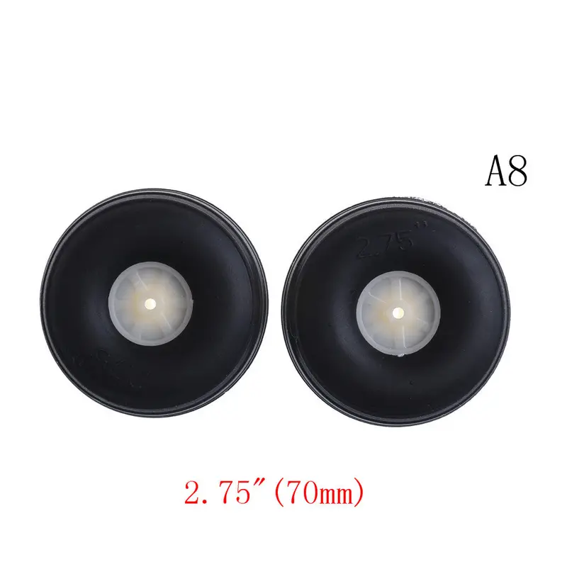 2Pcs/Lot Tail Wheel Rubber Pu Plastic Hub 1" - 3.5" Inch For Rc Airplane Replacement Parts Wholesale 8