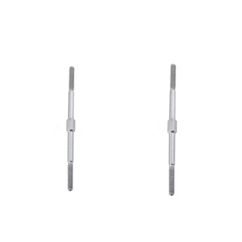 2Pcs M3 X 86Mm Steel Push Rod Hex Thread Cw/Ccw Rc Airplane Spare Part 1