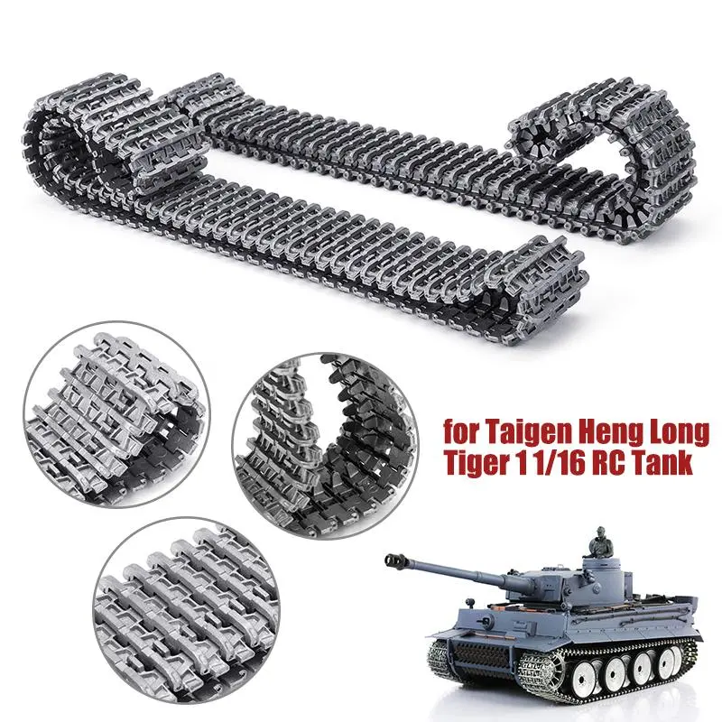 2Pcs Metal Tracks S Crawler Chain For Heng Long Taigen Tiger 1 1:16 Scale Diy Rc Tank German Tiger Replacement Spare 1