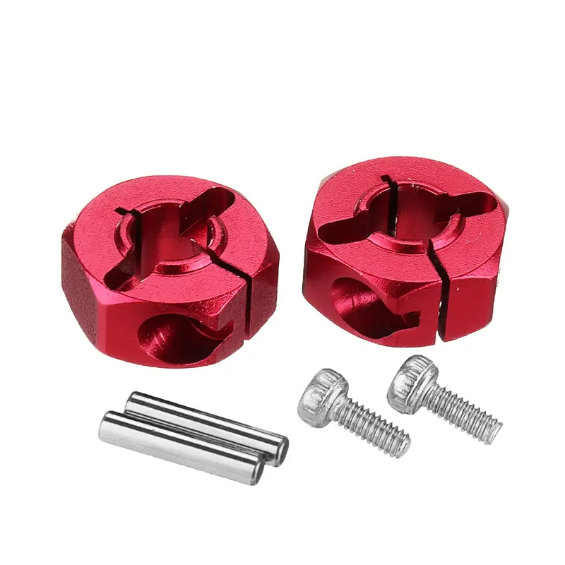 2Pcs Metal Wheel Hex 12Mm Drive Adapter For X-Rider Flamingo 1/8 Rc Car Motorcycle Spare Parts 1