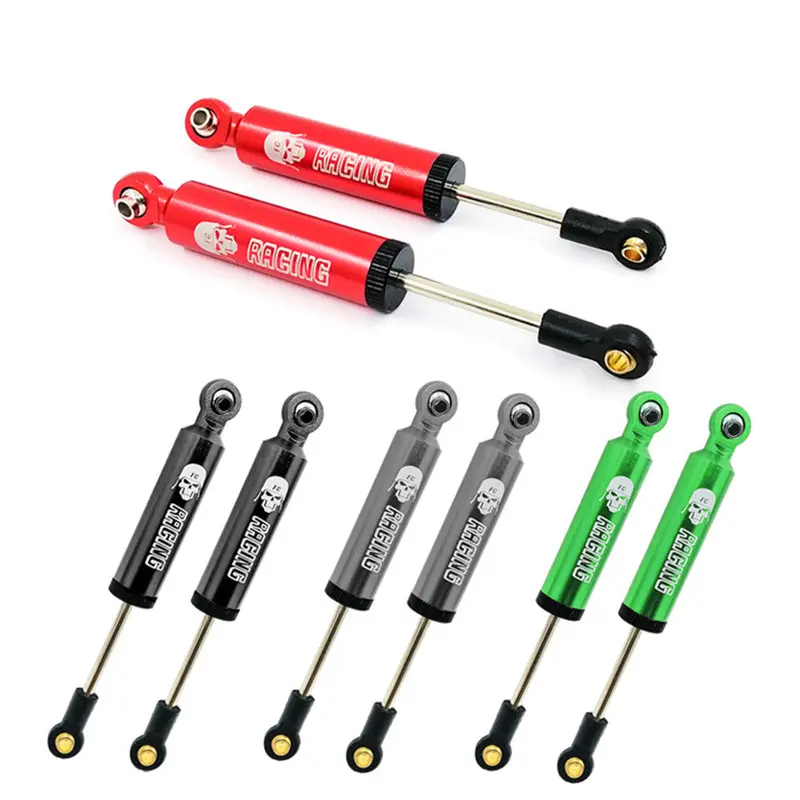 2Pcs Oil Filled 100Mm Aluminum Alloy Shock Absorber Damper For 1/10 Rc Crawler Axial Scx10 Trx4 1