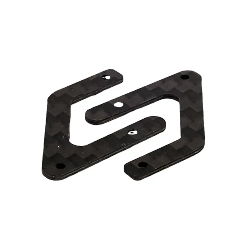 2Pcs Omphobby M2 Rc Helicopter Parts Carbon Fiber Main Frame Rear Bracket Board 1