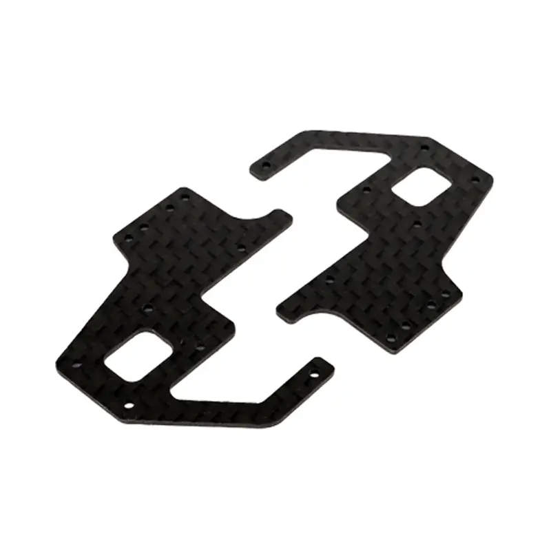 2Pcs Omphobby M2 Rc Helicopter Parts Carbon Fiber Main Frame Upper Board 1