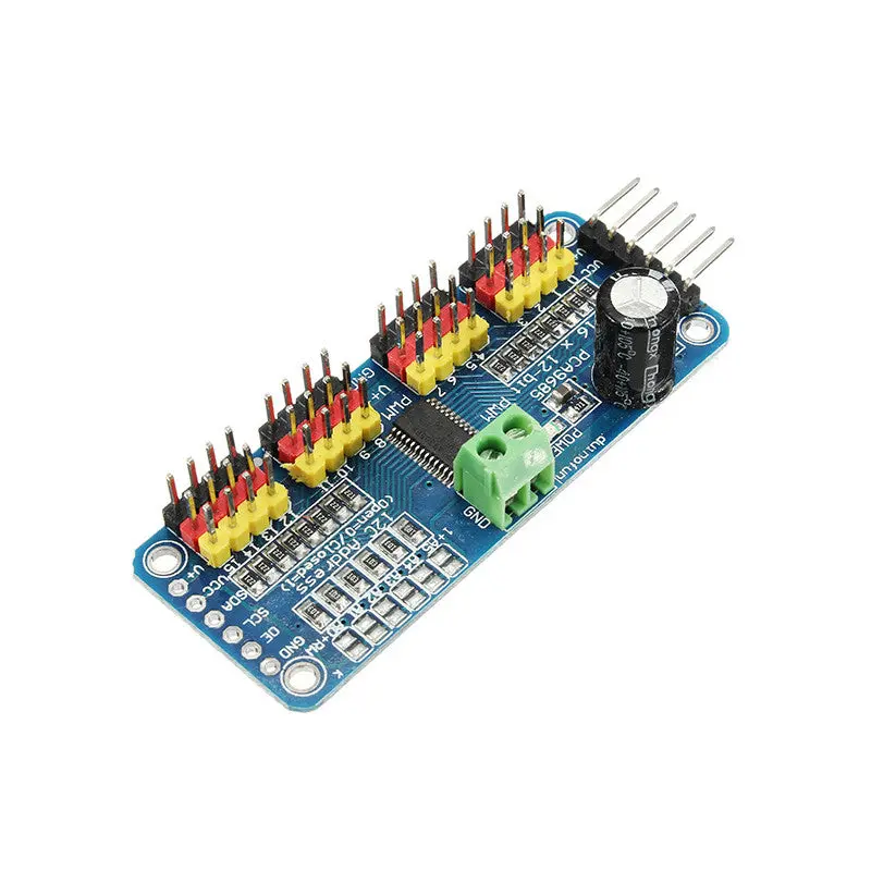 2Pcs Pca9685 16-Channel 16Ch 12-Bit Pwm Servo Motor Driver I2c Module For Arduino Robot Rc Drone 1