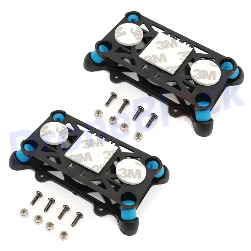 2Pcs Rc Anti-Vibration Plate Vibration Damping Mount Shock Absorber Pixhawk Pixracer Apm2.5/2.6/2.8 Flight Controller Quadcopter 1