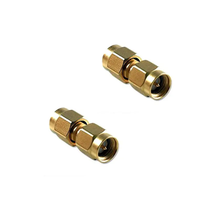 2Pcs Sma Male To Sma Male Barrel Adapter Connector Sma-Jj For Rc Drone Fpv Antenna 1