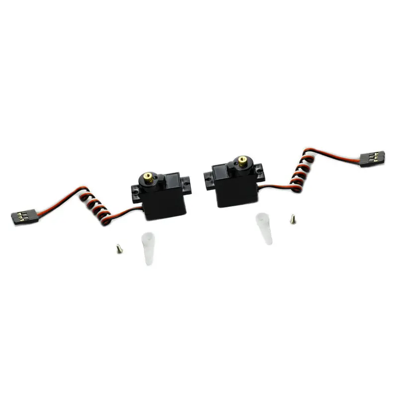 2Pcs Sonicmodell Binary 1200Mm Twin Motor Fpv Airplane Rc Airplane Spare Part 9G Metal Gear Servo 1