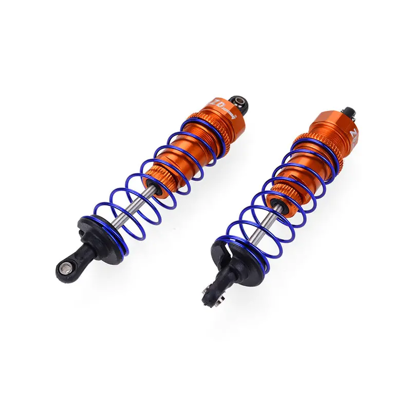 2Pcs Zd Racing 7359 Alloy Oil Filled Rear Shock Damper Absorber For 1/10 Hsp Redcat Hongnor Lrp Hpi Hobao 1
