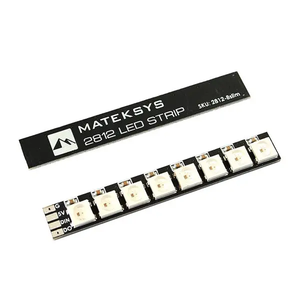 2X Mateksys 2812 Led Strip Slim Board 5V For Rc Drone Fpv Racing 1