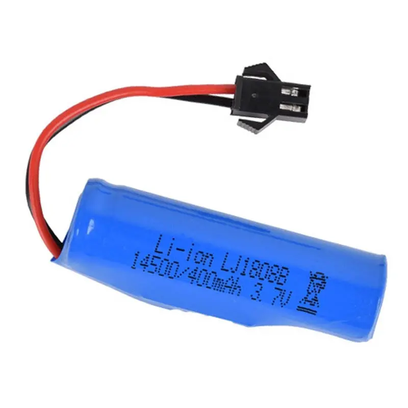 3.7V 400Mah 14500 Li-Ion Battery Electric Rc Car Upgrade Lithium Battery Creative Double Star Double-Sided Stunt Dump Truck 1