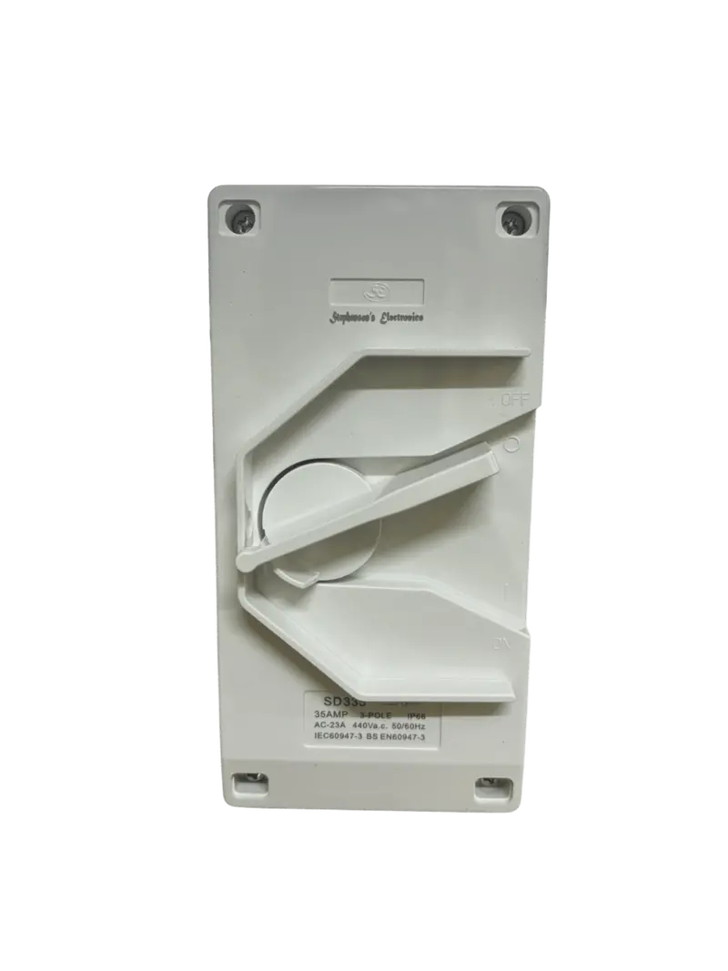 3 Pole Isolator Switch 35A 440V 1
