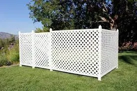 3" Regular Lattice Pvc 4Ft X 8Ft (White) 1