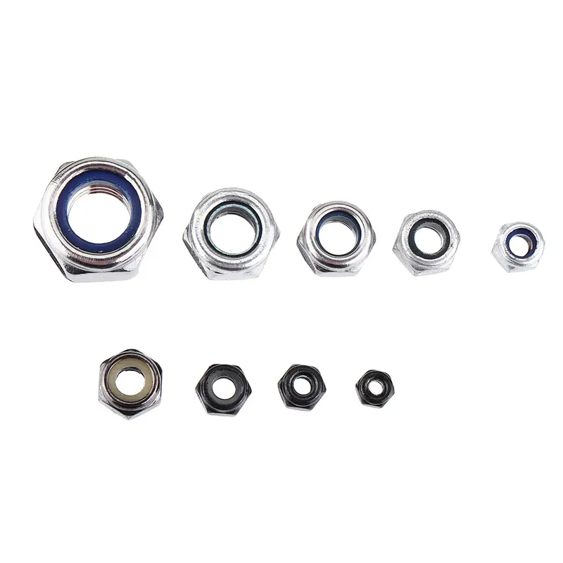 30Pcs M2 M2.5 M3 M4 M5 M6 M8 Stainless Steel Self-Locking Nut 1