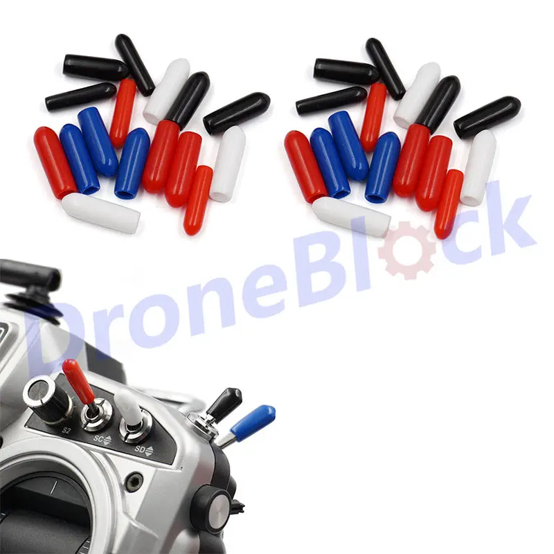 32 Pcs Anti-Slipping Switch Rubber Cap For Transmitter Frsky Fs-I6 I6x Flsky Taranis X9d Q X7 Futaba Jr Switch Sheath Cover 1