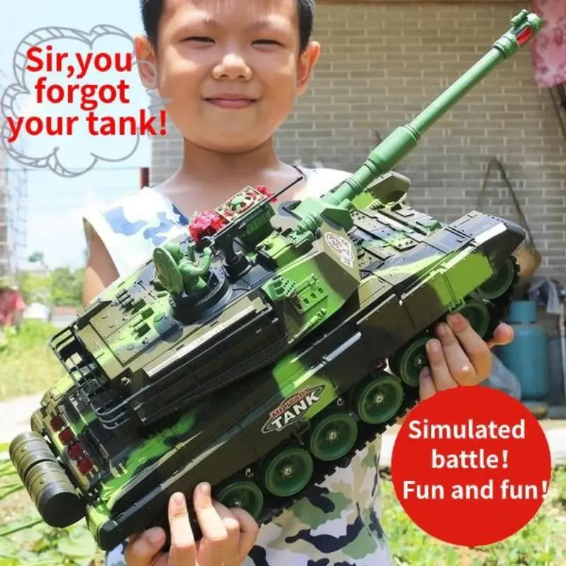 33/44Cm Rc War Tank Radio Tactical Vehicle Main Battle Military Main Battle Tank Model Sound Recoil Electronic Hobby Boy Toys 1