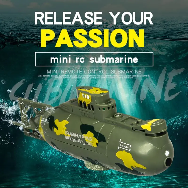 3311M Mini Rc Boat Rc Toy Remote Control Simulation Diving Birthday Gift For Kids Boys 1