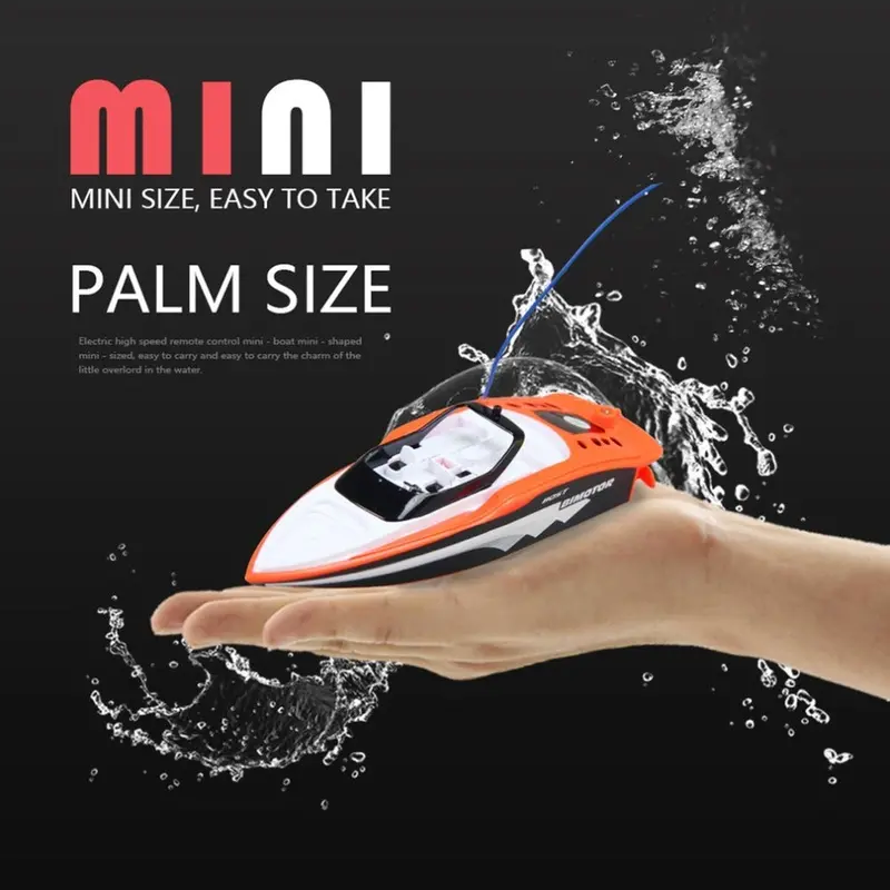 3392M 2.4Ghz High Speed Rc Boat Rechargable Mini Electric Sport Rc Boat Remote Control Boat For Children Kids Gift Dropshipping 1