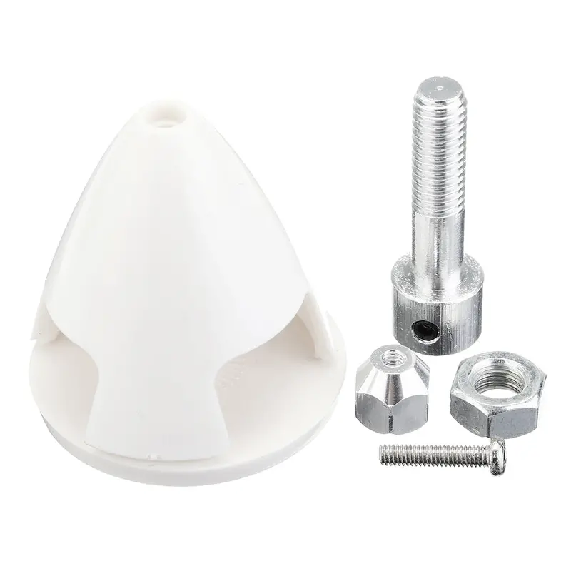 35Mm/55Mm Plastic Propeller Spinner White With Propeller Clip 1