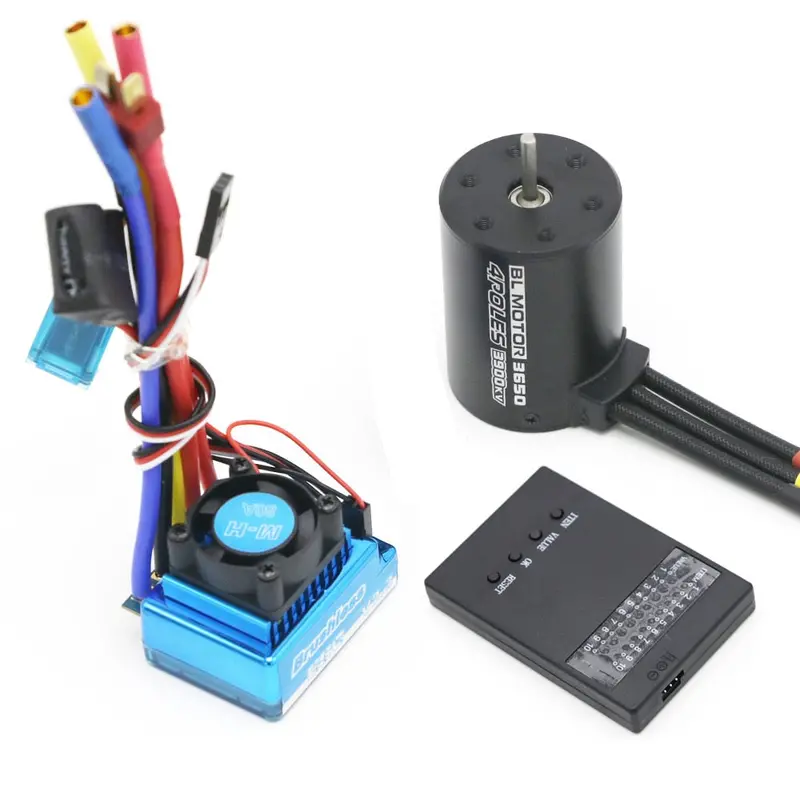 3650 3900Kv Brushless Motor & Waterproof 25A 35A 45A 60A 80A 120A Brushless Esc With Program Car Combo For Rc Car Rc Boat Part 1