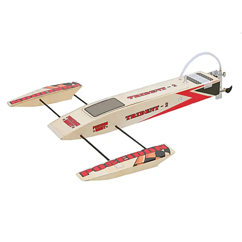 3652 Unassembled Electric Rc Boat Kit Without Motor Esc Servo Transmitter Battery 1