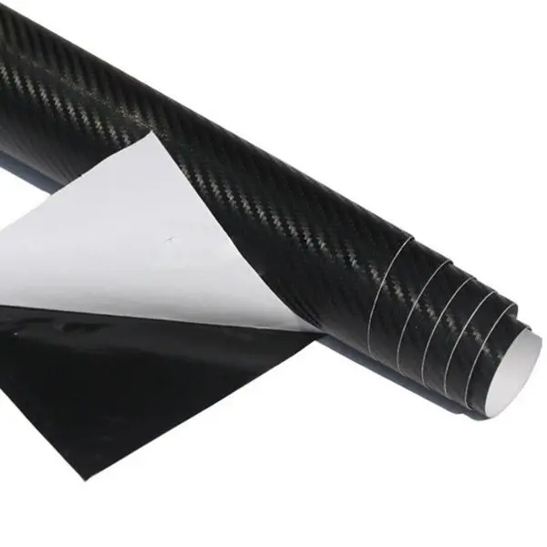 3D Stereoscopic Carbon Fiber Covering Film Black Yellow Purple For Rc Airplane 1
