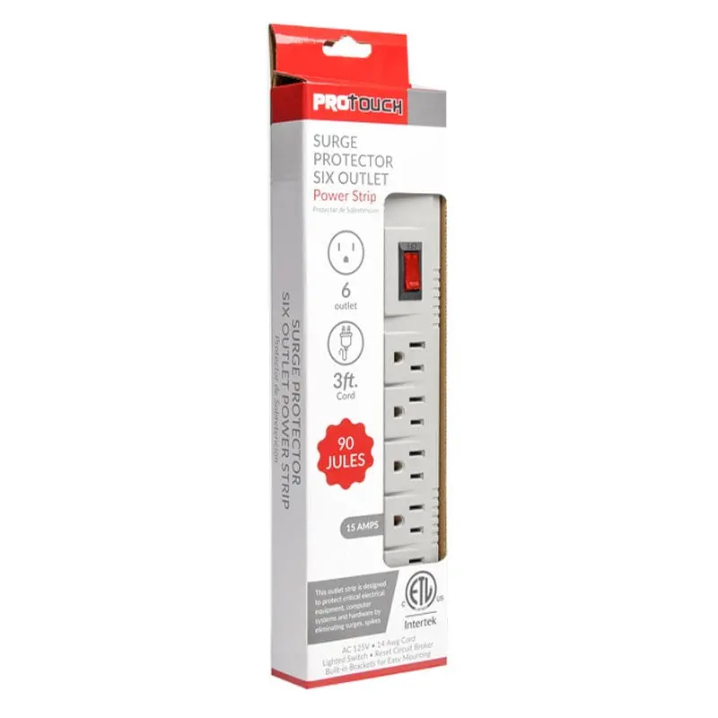 3Ft. Surge Protector Outlet Ch48113 1
