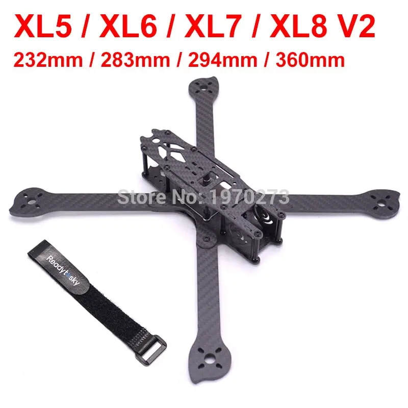 3K Full Carbon Fiber Xl5 V2 232Mm Xl6 283Mm Xl7 294Mm Xl8 360Mm True X 5 6 7 8 Inch Fpv Freestyle Frame W/ 4Mm Arm Racing Kit 1