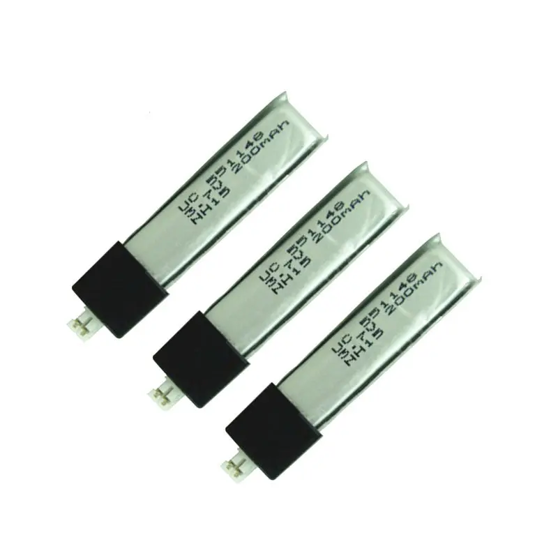 3Pcs/Lot Original For Wltoys V911 F929 F939 Rc Helicopter 3.7V 200Mah 551148 2.00Mm Plug Battery For Wltoys V911 F929 F939 1