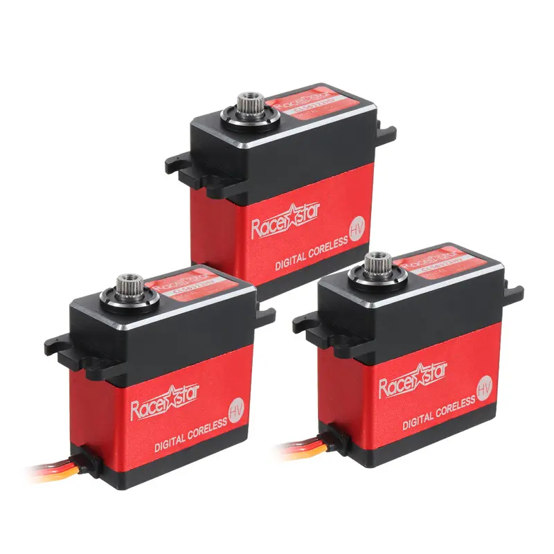 3Pcs Racerstar Cls6322hv 120° 21Kg Coreless Digital Servo For 600/650/700 Swashplate Rc Helicopter Airplane Car 1