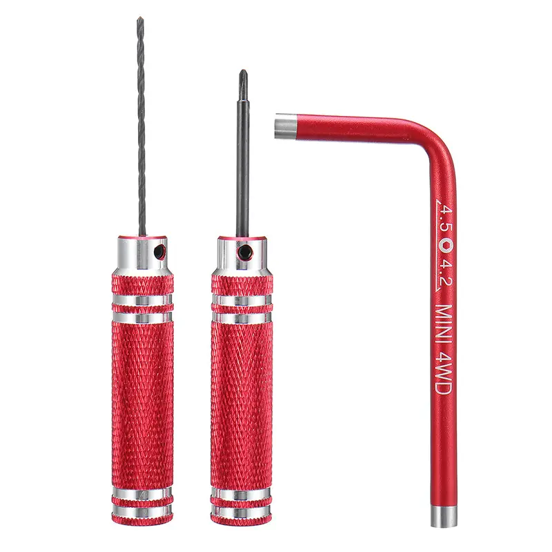 3Pcs Stainless Steel Hand Drill Phillips Screwdriver L-Nut Sleeve Set For Four-Wheel Drive Car Tools 1
