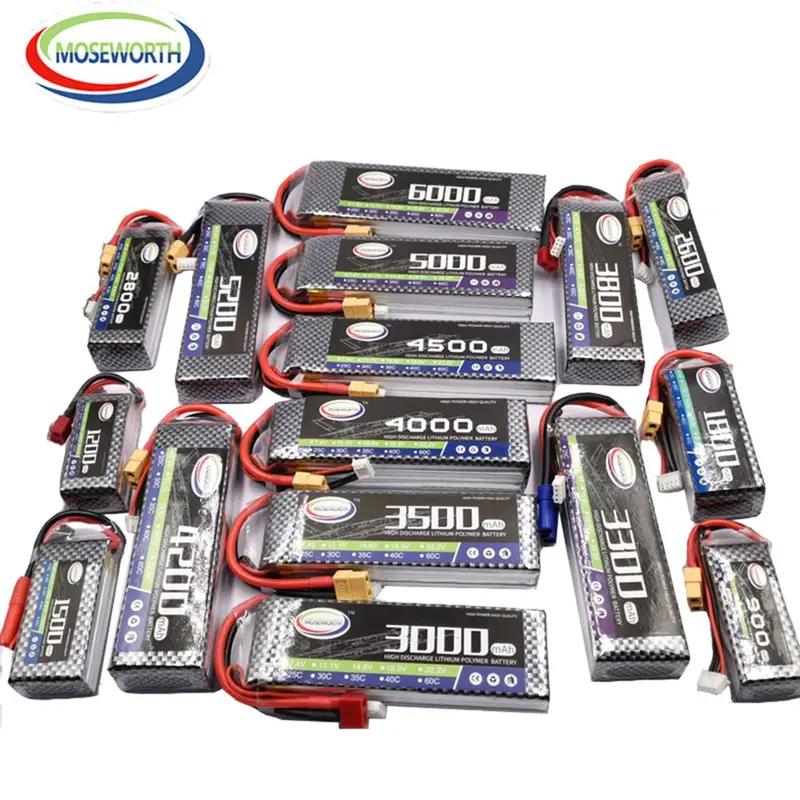3S Batteries 11.1V 2200 2800 3300 3800 4200 5200 6000Mah 30C40c60c Rc Toys Lipo Battery 3S For Rc Helicopter Aircraft Quadcopter 1